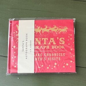 Gibson Red Autograph Book with Gold Accents